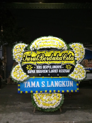 Papan Bunga Duka di Koto Renah
